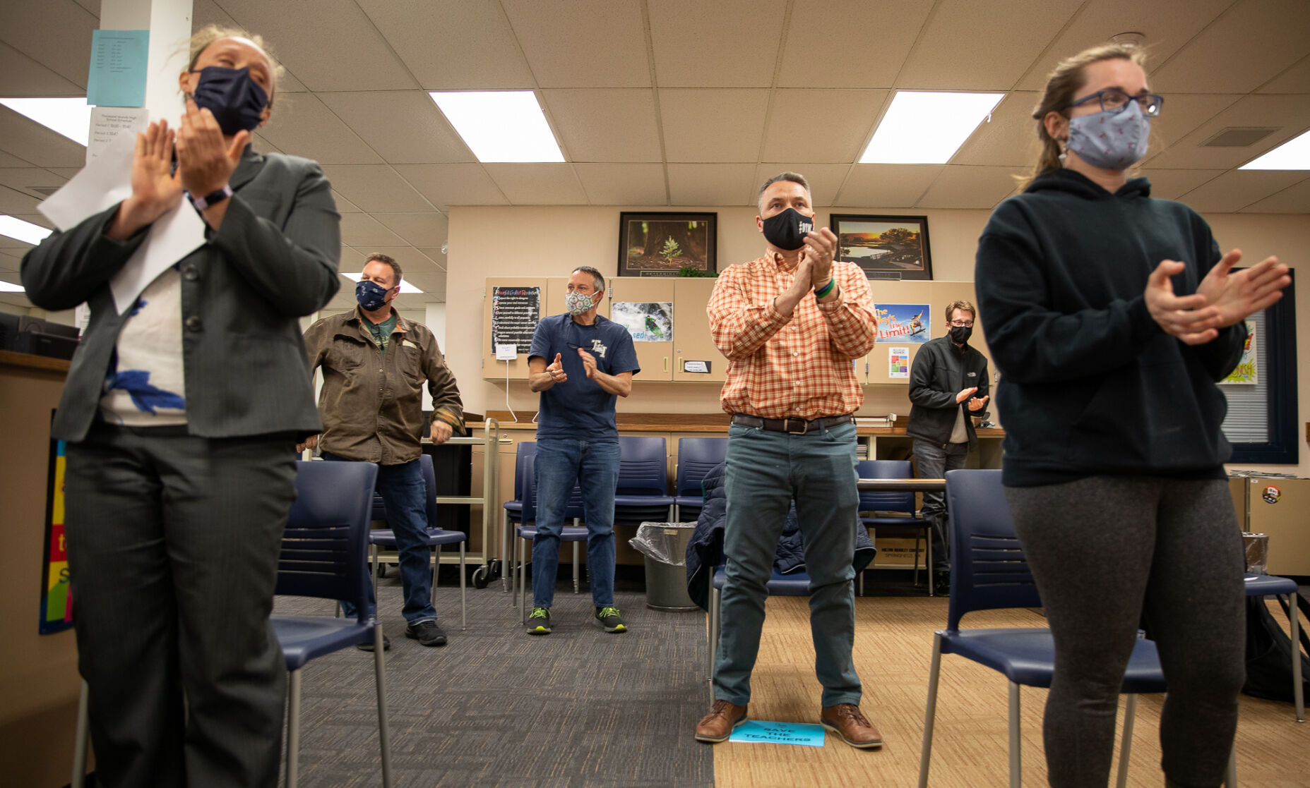 Thousand Islands layoff plans protested Urgent plea to ‘save our teachers’